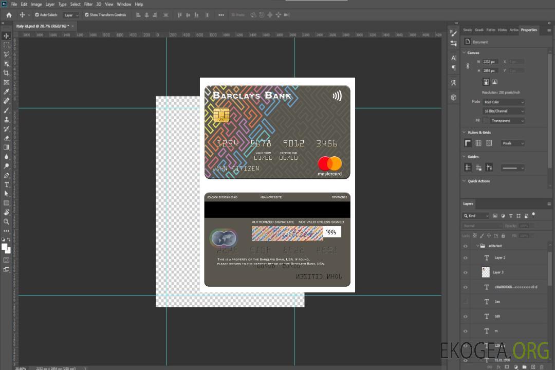 Carte Mastercard de la Barclays Bank aux États-Unis template